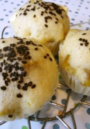 サツマイモとチーズの蒸しパン♪-レシピのメイン写真