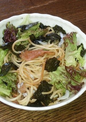 梅しらすのバターしょうゆパスタ-レシピのメイン写真