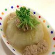 新玉ねぎの肉詰めスープ煮