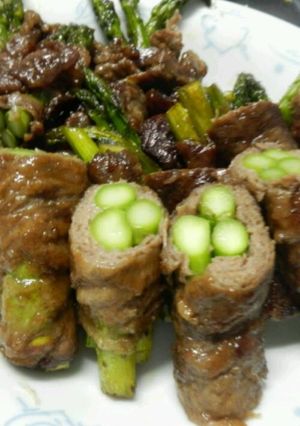 ☆肉巻きアスパラ甘辛炒め☆-レシピのメイン写真