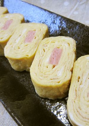 スパムinふっくら卵焼き❤-レシピのメイン写真