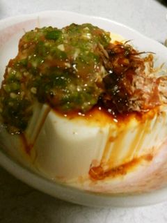 オクラ梅肉和え♪冷奴-レシピのメイン写真