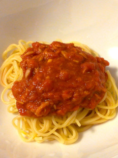 ツナと隠し味のトマトソースパスタ-レシピのメイン写真