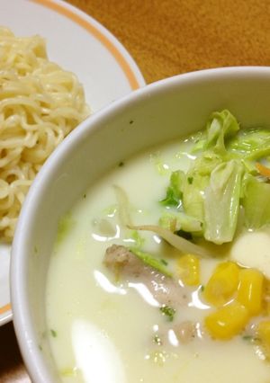 野菜たっぷりミルク風味の塩つけ麺-レシピのメイン写真