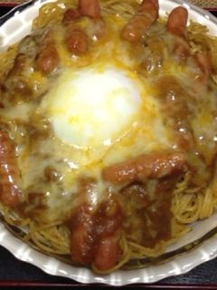 焼カリーパスタ-レシピのメイン写真