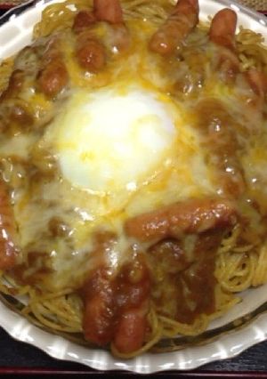 焼カリーパスタ-レシピのメイン写真