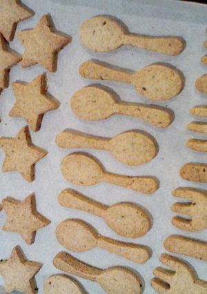 ゴマときな粉の全粒粉入りクッキー-レシピのメイン写真