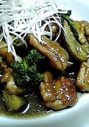 やわらか~♪鶏肉となすの炒め煮-レシピのメイン写真