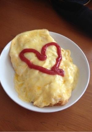 チーズオムライス♡-レシピのメイン写真