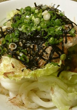 冷やしうどん：サラダうどん＊ツナマヨ-レシピのメイン写真