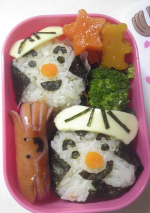 遠足のお弁当 おむすびマン-レシピのメイン写真