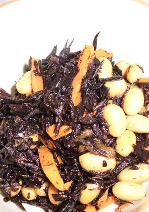 ドライパックを使ったひじきと大豆の煮もの-レシピのメイン写真