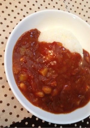 ダイエットに！ヘルシートマトカレー♪-レシピのメイン写真