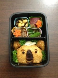 キャラ弁 お稲荷さんでコアラのマーチ-レシピのメイン写真