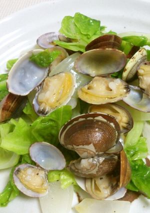うちの、あさりと春野菜いため-レシピのメイン写真