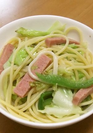 野菜たっぷり♪スパムパスタ-レシピのメイン写真