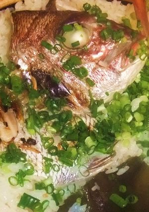 土鍋で鯛めし-レシピのメイン写真