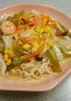 サッポロ一番♪あんかけアレンジ-レシピのメイン写真