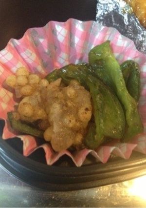 ピーマンと天かすのもちもち炒め♪-レシピのメイン写真