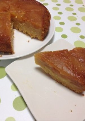 【ふじ】で♡りんごのタルトタタン風ケーキ-レシピのメイン写真