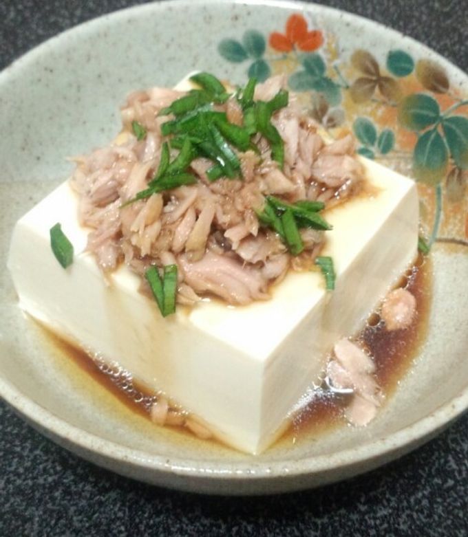 ☆ツナとごま油の冷や奴☆ by ＊きこ＊ 【クックパッド】 簡単おいしい