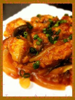 おうちで中華☆かじきのチリソース炒め-レシピのメイン写真