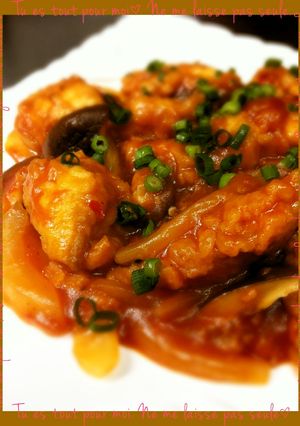 おうちで中華☆かじきのチリソース炒め-レシピのメイン写真