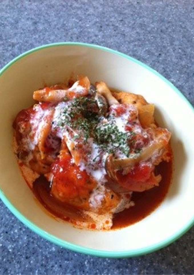 簡単♪鶏のトマト缶煮-レシピのメイン写真