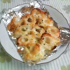 รูปของ ちくわのマヨチーズ焼き