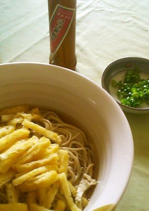 油揚げきざみ蕎麦-レシピのメイン写真