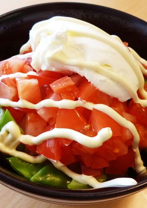 クリームチーズのサラダごはん-レシピのメイン写真