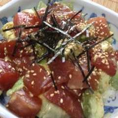 รูปของ 濃厚な下味でウマうま☆アボガドまぐろ丼