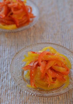 亜麻仁油でパプリカの胡麻サラダ-レシピのメイン写真