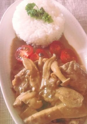 おうちカフェ☆ポルチーニストロガノフ☆-レシピのメイン写真