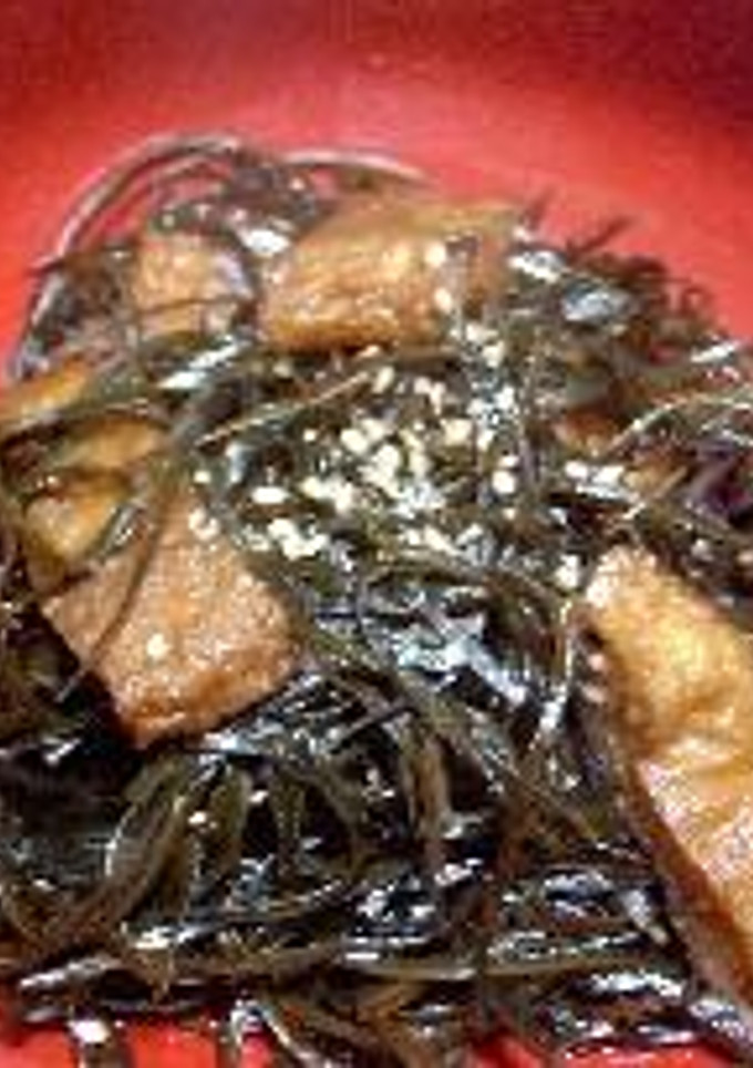 揚げ天と糸昆布の炒め煮-レシピのメイン写真