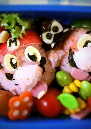 年中さん男の子のスーパーマリオ弁当-レシピのメイン写真