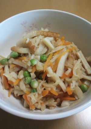 竹輪たっぷり！切り干し大根の炒め煮-レシピのメイン写真