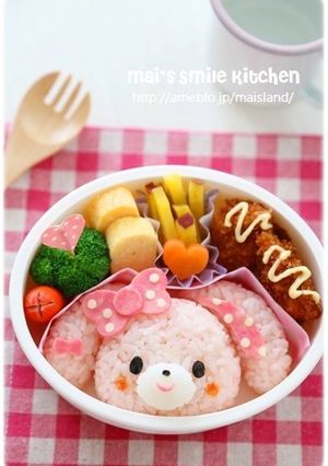 ぼんぼんりぼん＊キャラ弁-レシピのメイン写真