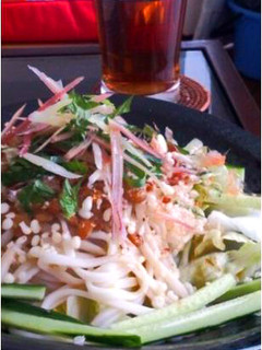 暑い日には☆納豆サラダうどん-レシピのメイン写真