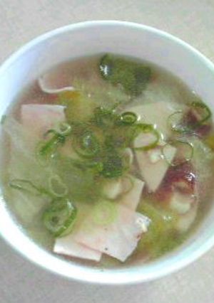 超簡単＆手抜き♪レタスと干し椎茸のスープ-レシピのメイン写真