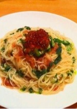 梅と大葉の冷製パスタ-レシピのメイン写真