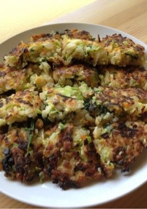 野菜たっぷりご飯焼き☆子供と2人ご飯☆-レシピのメイン写真