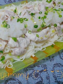 節約!!豚しゃぶおろしそうめん☆-レシピのメイン写真