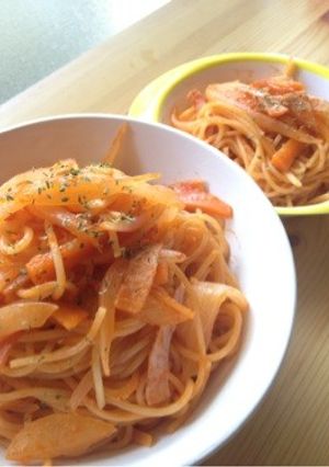我が家のナポリタン☆子供と2人ご飯☆-レシピのメイン写真