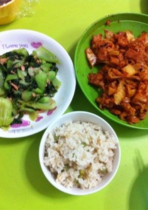 スパムキムチ炒め-レシピのメイン写真
