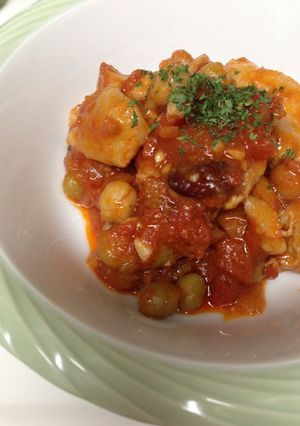 鶏肉のトマトビーンズ煮込み-レシピのメイン写真