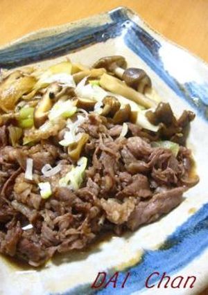 お肉と野菜ですき焼き風～(^～^♪-レシピのメイン写真