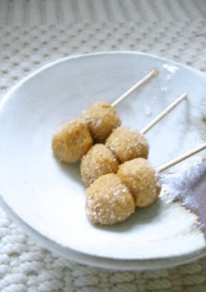 駄菓子☺　きなこのミニミニおだんご-レシピのメイン写真