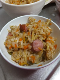 簡単!炊飯器でそば飯-レシピのメイン写真