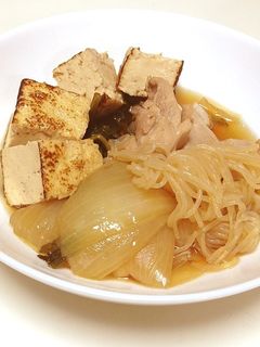 お鍋で煮込むだけ!簡単すき焼き風煮物-レシピのメイン写真
